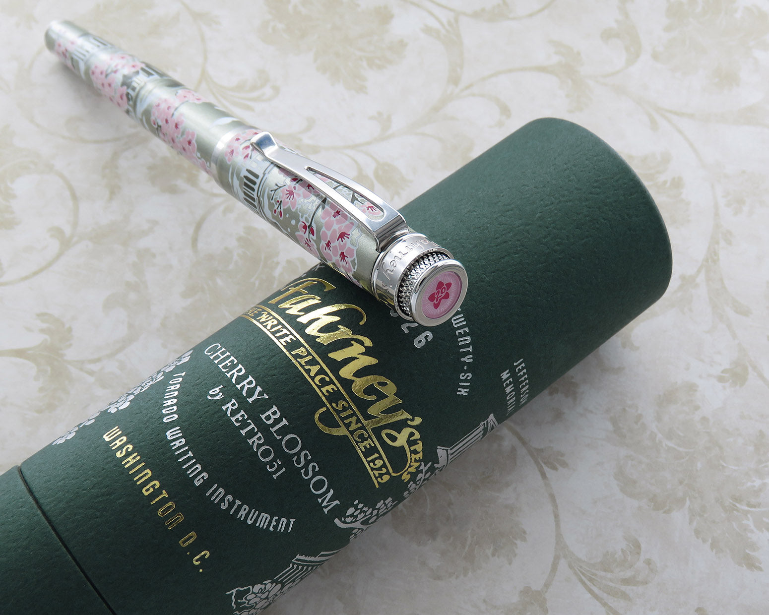 Fahrney's Exclusive 2026 Cherry Blossom Tornado™ Fountain Pen - Image 3
