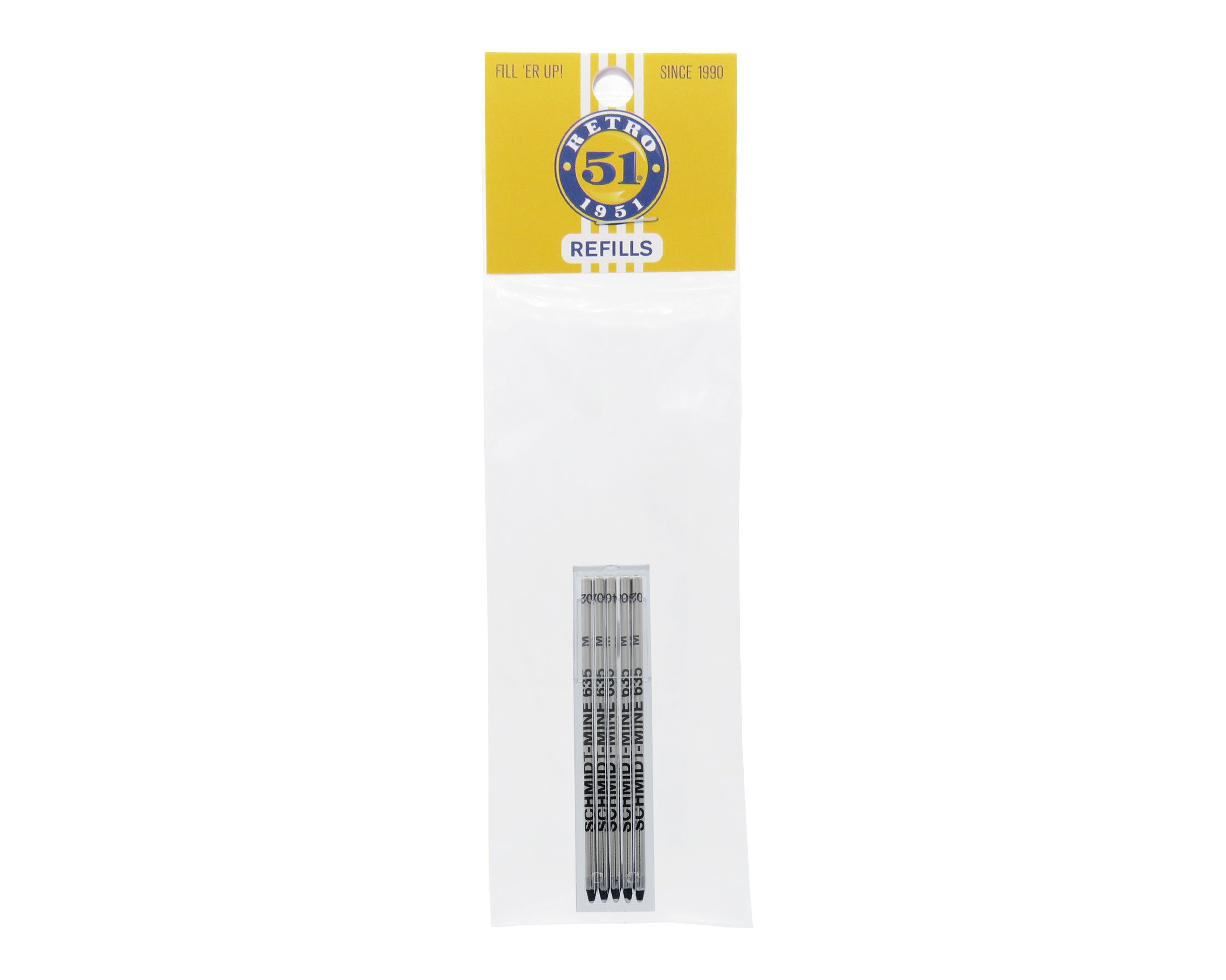 Elite Tornado™ Mini D1 Black Ballpoint Refill 5pk - Image 2