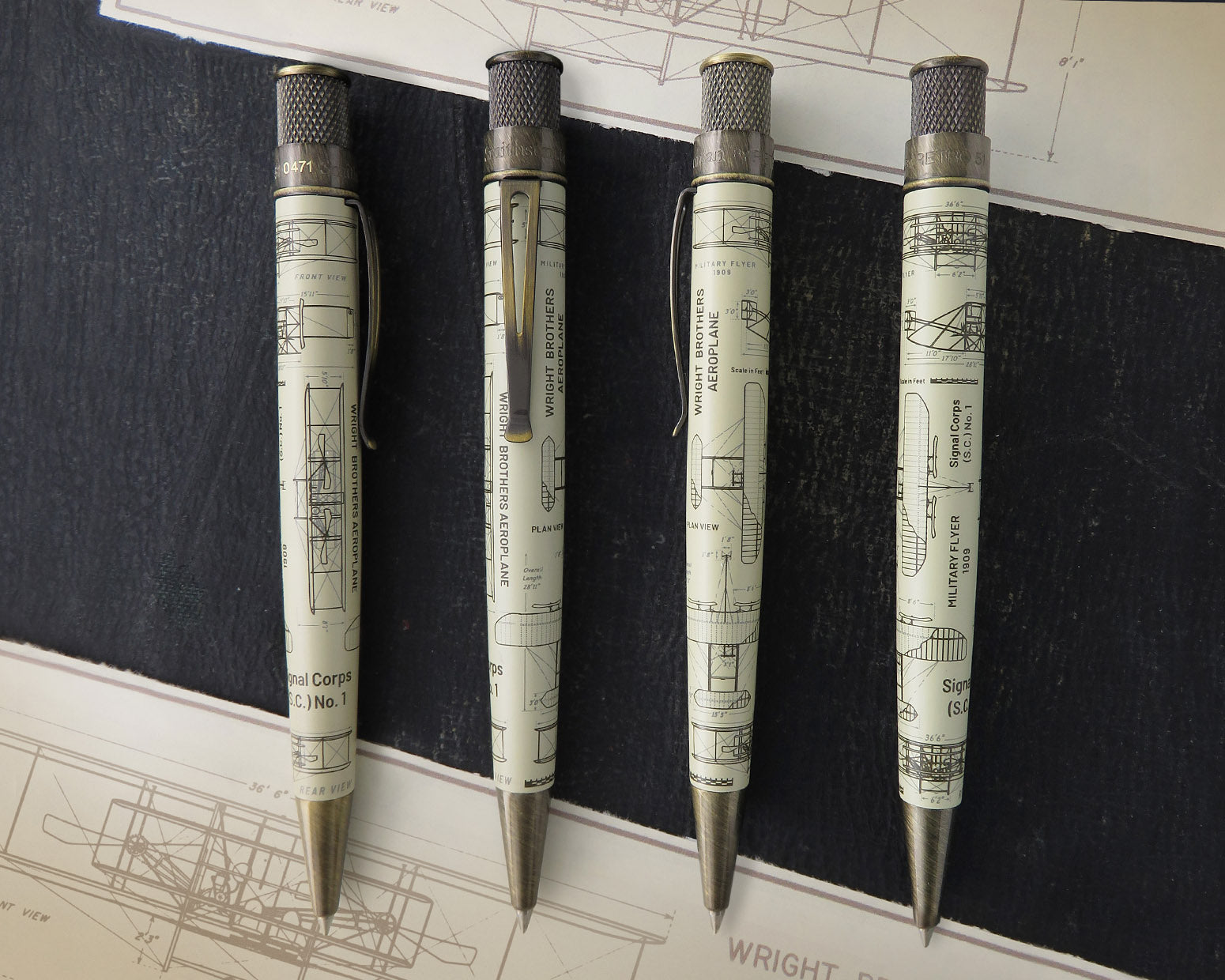 Smithsonian Wright Brothers Aeroplane Rollerball Pen - Image 5