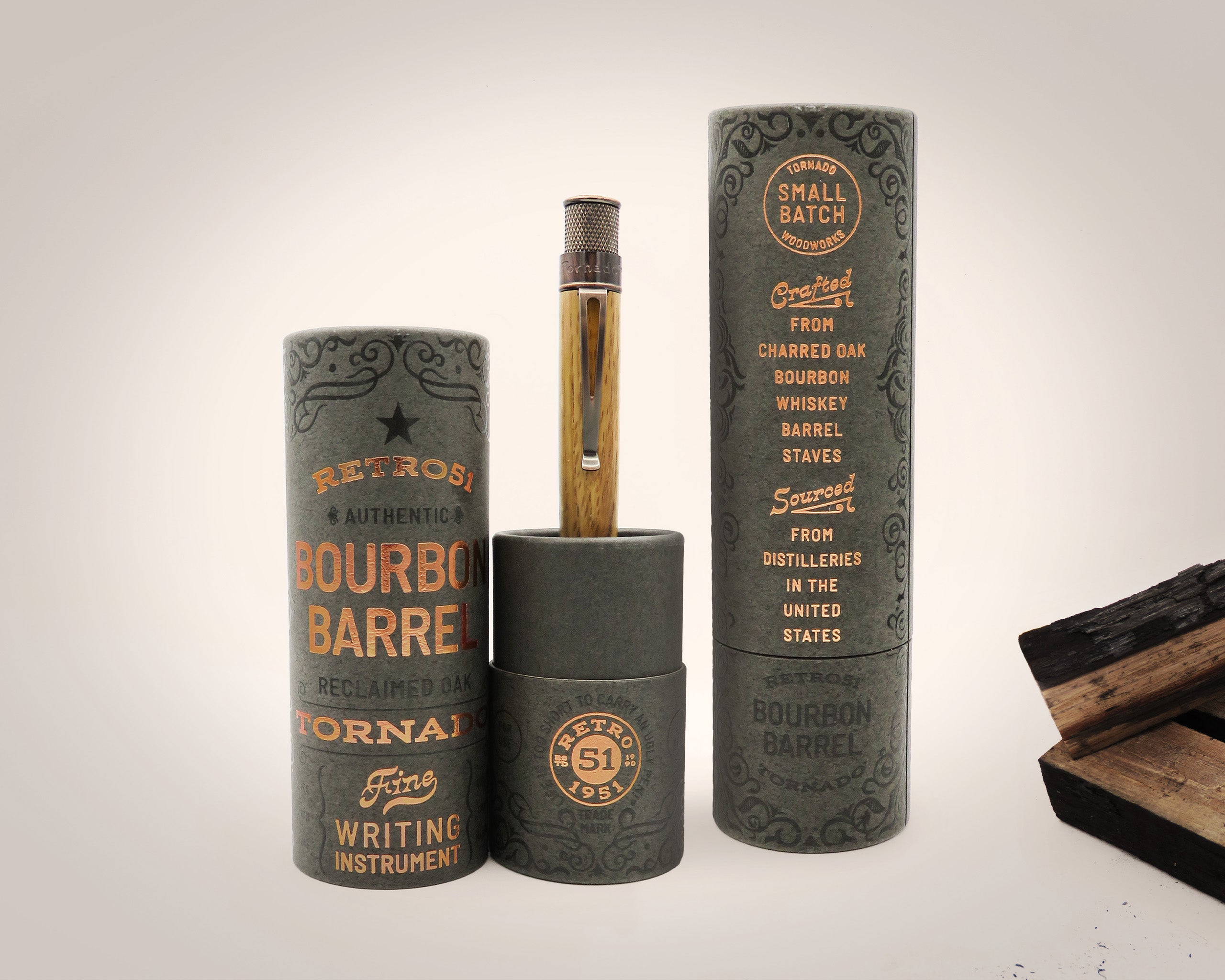 Tornado™ Woodworks - Bourbon Barrel Rollerball - Image 5