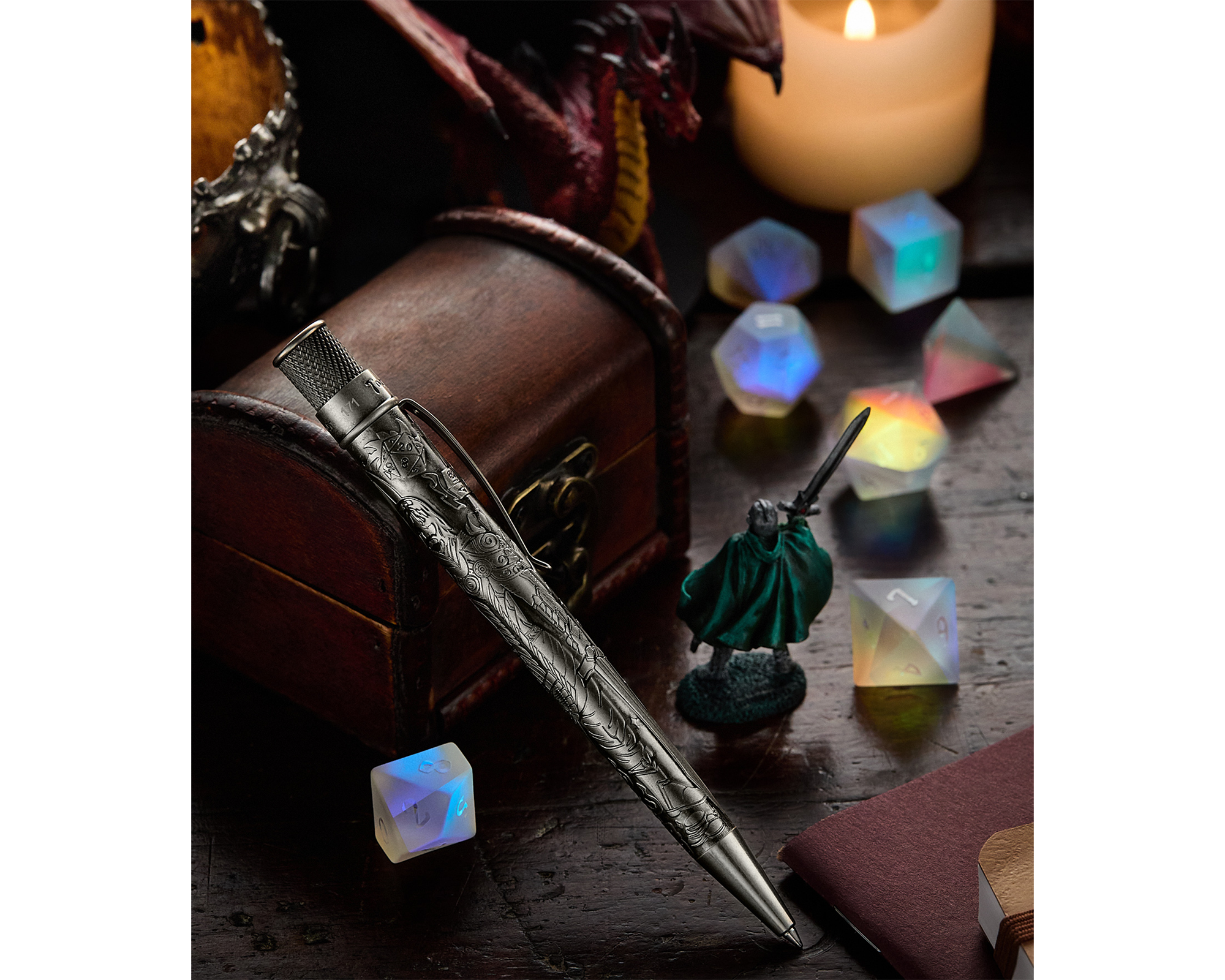 Goulet Pens - Fire & Dice 2E: Fighter Rollerball - Image 6