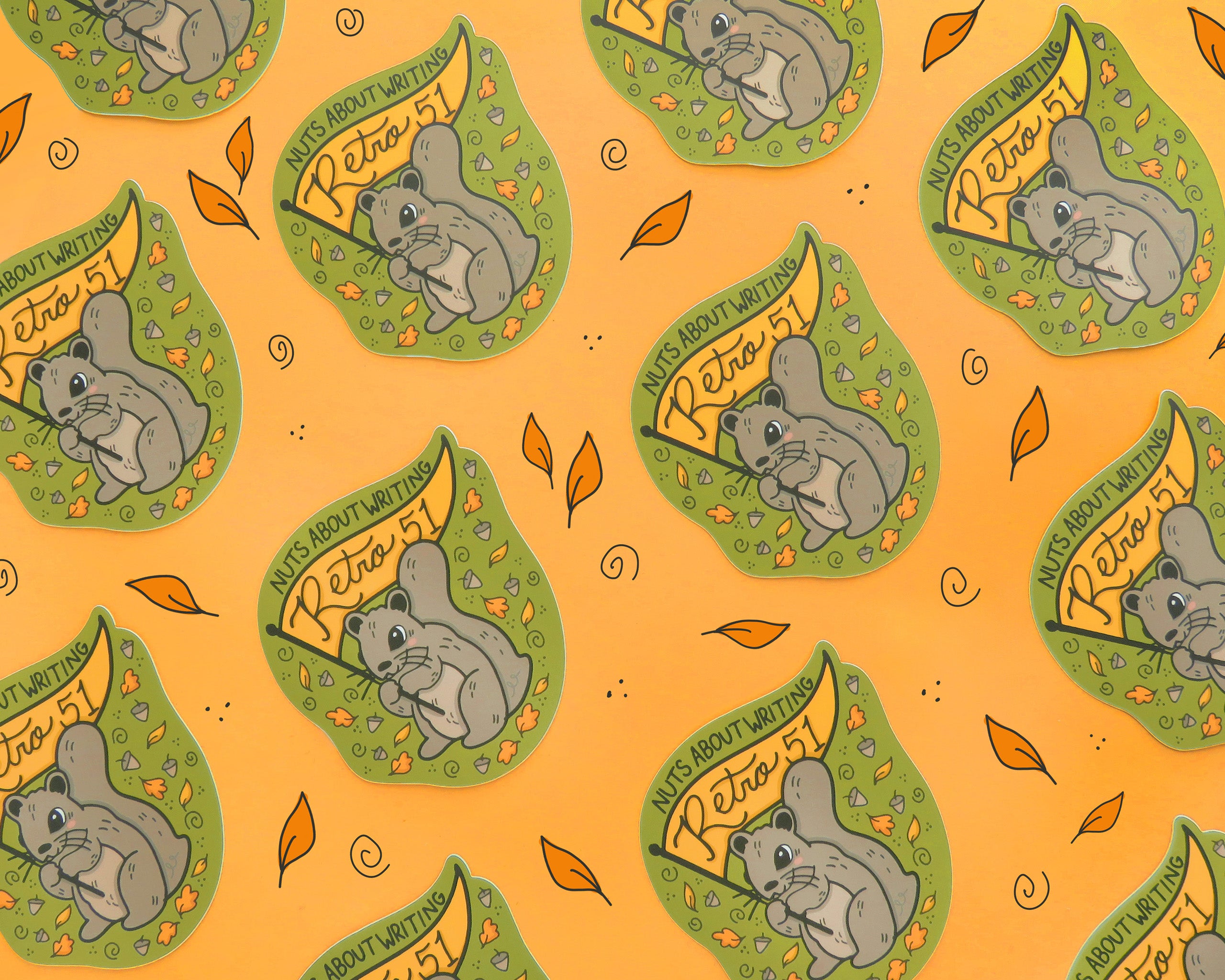 'Nuts About Writing' Sticker - Image 3